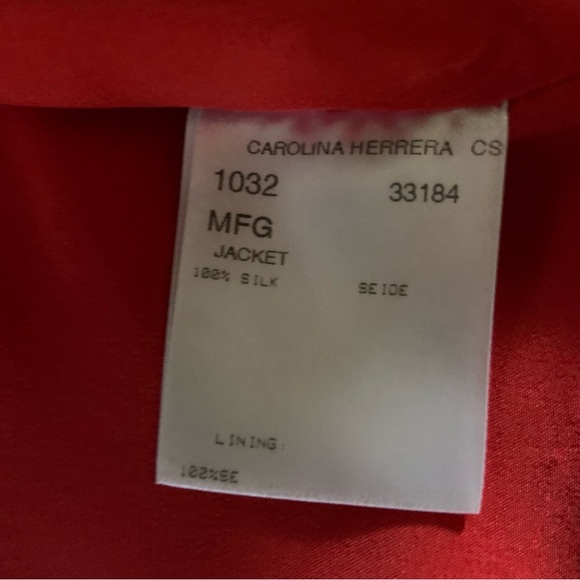 Carolina Herrera silk blazer - Picture 7 of 9